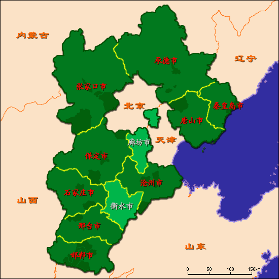 河北地図